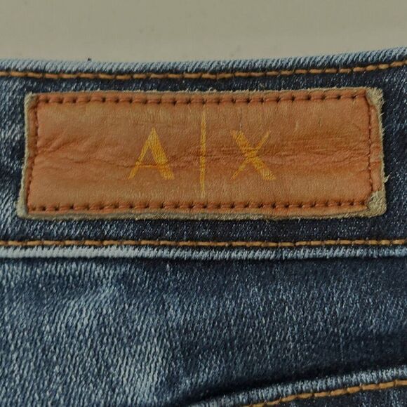 Armani Exchange J01 Women's Size  27 Jeans Super Skinny Fit Dark Wash #J3-1569 - Picture 2 of 3